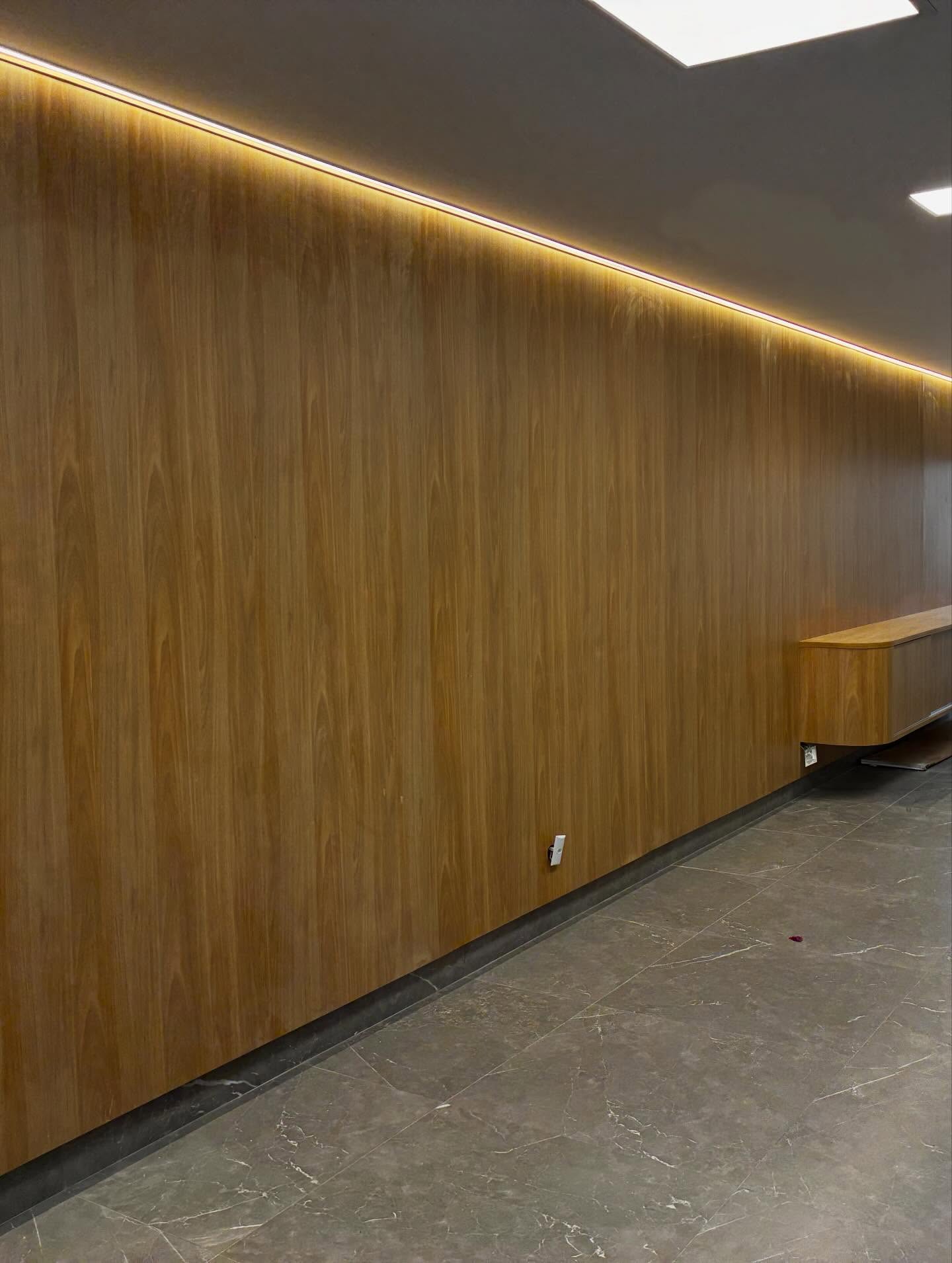 Parede MDF ripado